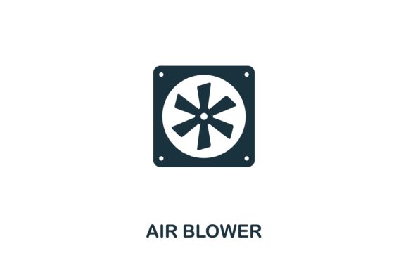 Air Blower Icon: A Versatile Design Element for Web and Infographic Projects