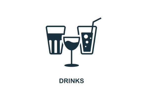 Drinks Icon: Elevating Visual Communication with Simple Line Elements