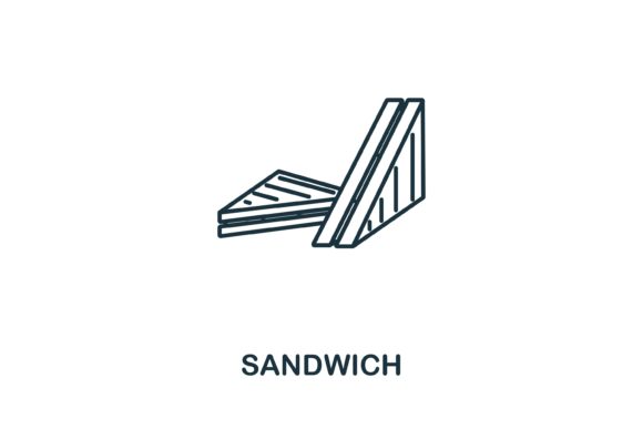 Elevating Culinary Interfaces: The Strategic Value of the Sandwich Icon from Fastfood Collection