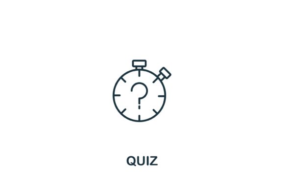 Evaluating the Quiz Icon from E-learning Collection for Professional Design