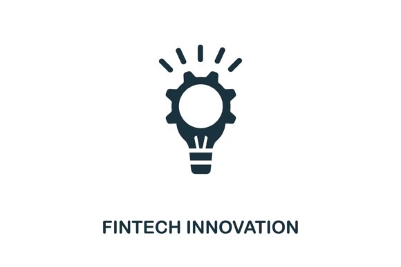 Fintech Innovation Icon: A Versatile Design Asset for Modern Web and Visual Projects