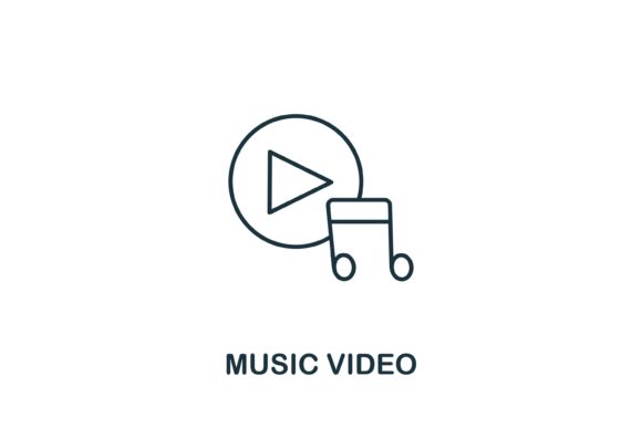 Understanding the Music Video Icon from Music Collection in Modern Design