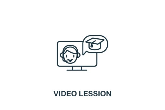 Video Lesson Icons: Enhancing Digital Learning and Web Design